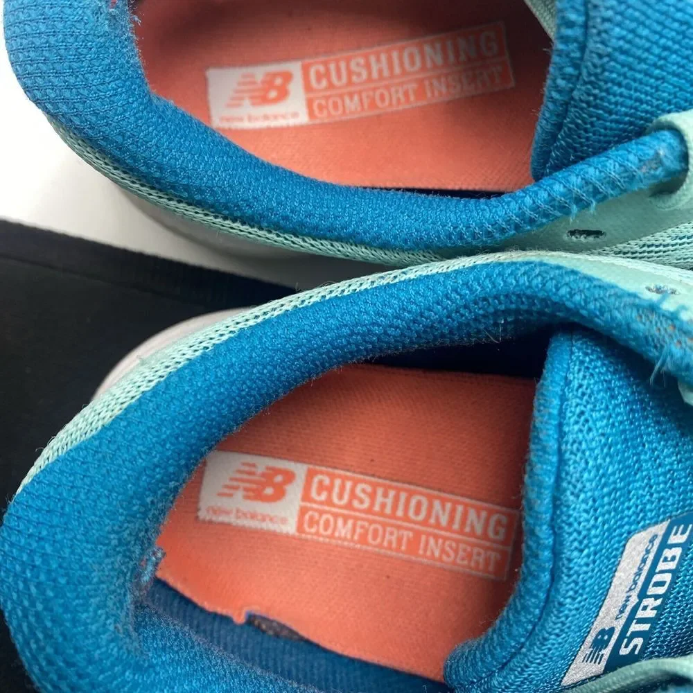 New Balance Shoes Women Size 7.5 Strobe Teal Blue Athletic Running 3823 - Picture 14 of 16